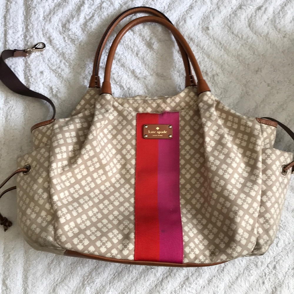 Kate Spade diaper bag.